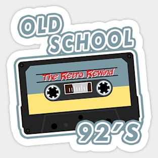 Old School 92`s Sticker